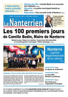 Le Nanterrien - Fiction : les 100 premiers jours de Camille Bedin maire de Nanterre