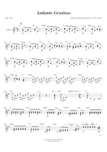 Partition guitare , partie, 6 sonates pour flûte ou violon et clavier Instrument, Op.16 (W.B. 10-15)