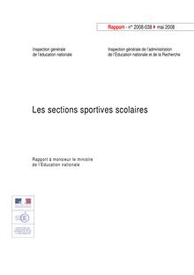 Les sections sportives scolaires