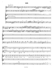 Partition Was betrübst du dich, meine Seele, SWV 353, Symphoniae sacrae II, Op.10