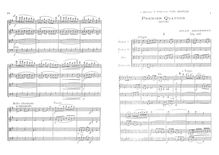 Partition complète, corde quatuor No.1 (), Op.46, G minor, Hennessy, Swan