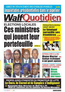 Walf Quotidien N° 8904 - du mardi 30 novembre 2021