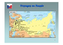 Voyages en Russie