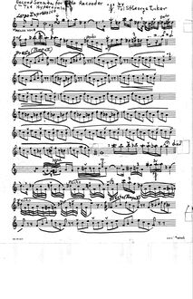 Partition complète, enregistrement  Sonata No.2, The Hypertonic