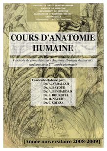 COURS D ANATOMIE HUMAINE