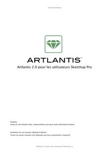 Artlantis 2.0 pour les utilisateurs Sketchup Pro