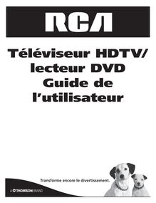 Notice Télévision RCA  D52W27D