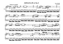 Partition , Sonata en A major, 11 orgue sonates, Majer, Beno