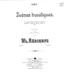 Partition complète, Scènes bucoliques, Op.28, Rebikov, Vladimir