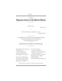 Plaidoyer Apple Cour suprême des États-Unis