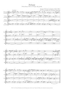 Partition complète (Original key, SATB), 12 pièces pour pour orgue