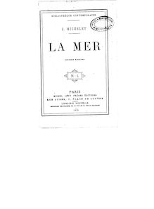 La mer (5e édition) / J. Michelet