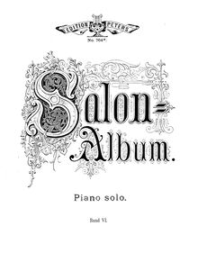Partition Cover Pages, 5 Trancriptions after Beethoven, Gluck, Mozart, Schumann et Spohr