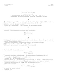 Mathématiques pour l informatique 2007 Informatique Université Paris (Diderot) 7