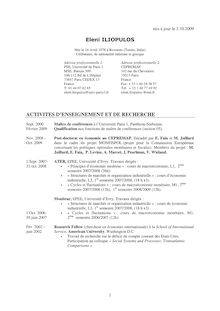 CV [PDF] - PSE - Ecole d économie de Paris - Paris School of Economics