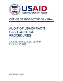 Audit Report No. E-267-05-005-P