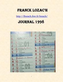 Franck Lozac h Journal 98