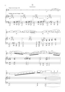 Partition Mvt.2, Sonata pour Alto Saxophone et Piano, Zwaag, Wim