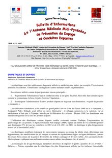 Bulletin AMPD 2010, n°6, (2), 10-17 - Bulletin d Informations n°2-2010