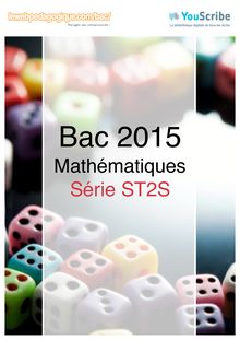 Corrigé Bac 2015 - Maths - ST2S