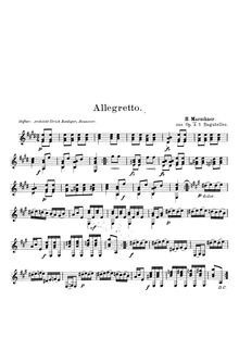 Partition No.5, 5 Bagatelles, Op.4, Marschner, Heinrich