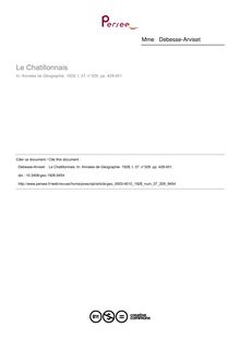 Le Chatillonnais - article ; n°209 ; vol.37, pg 428-451