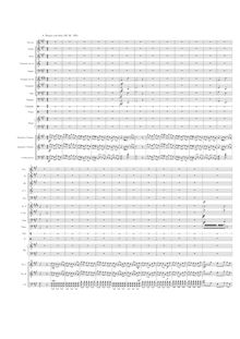 Partition , Presto con brio, Symphony nr. 4, A Major, Soldá, Fábio