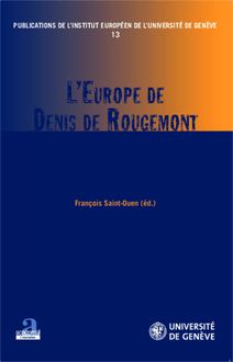 L Europe de Denis de Rougemont