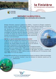 Bretagne Valorisation (pdf - 2,13 Mo) - le Finistère