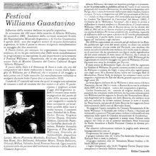 Festival Williams - Guastavino Nota Diario Voce d  Italia