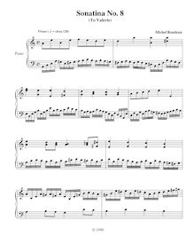 Partition Sonatina No., Vivace, 10 Piano sonatines, Rondeau, Michel