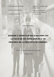 Hábitos y conductas relacionados con la salud de los escolares de 6º de primaria de la provincia de Córdoba