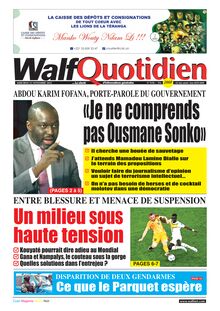 Walf Quotidien N° 9196 - Du mercredi 23 novembre 2022
