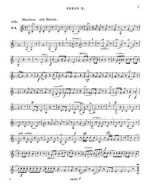 Partition cor 2 (E♭, F), 12 Kleine Stücke, Maurer, Ludwig Wilhelm