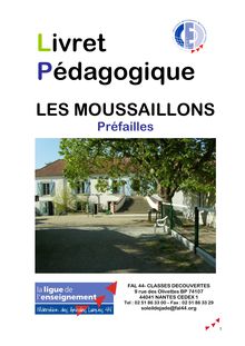 Les Moussaillons Livret pédagogique 2009-2010