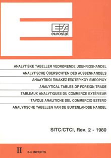 Analytical tables of foreign trade - SITC/CTCI, rev. 2, 1980, imports