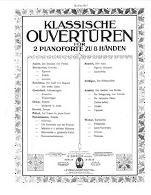 Partition Piano 1, Overture to a Midsummer nuit s Dream, Op.21, Ein Sommernachstraum after Shakespeare