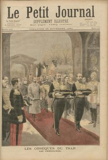 LE PETIT JOURNAL SUPPLEMENT ILLUSTRE  numéro 210 du 26 novembre 1894