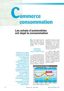 Commerce : les achats d automobiles ont dopé la consommation (Octant n° 81)
