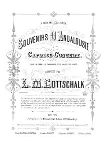 Partition complète (scan), Souvenirs d Andalousie, Souvenirs d Andalousie - Caprice de Concert