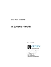 Le cannabis en France