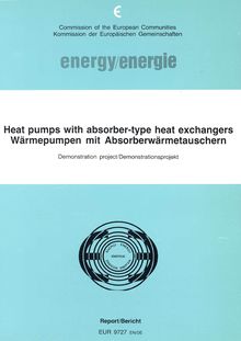Heat pumps with absorber-type heat exchangers. Final report