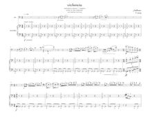 Partition complète, Violencia pour violoncelle et marimba, Hallman, Joseph