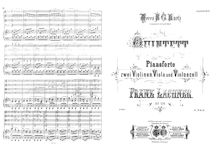 Partition complète et parties, Piano quintette, Op.139