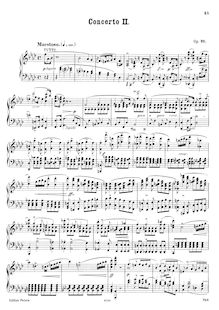 Partition complète (scan), Piano Concerto No.2, F minor