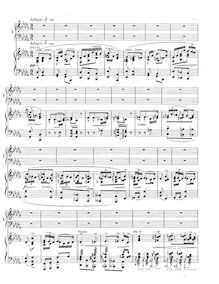 Partition , Adagio (Pages 1-6), Allegro moderato molto e marcato (, partie 1), Piano Concerto en A minor, Op.16