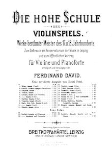 Partition complète, 12 sonates pour violon et Continuo, Op.5, Sonatas for Violin and Continuo, Book III par Jean-Marie Leclair