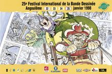 Affiche Festival de la BD Angoulême - 1998