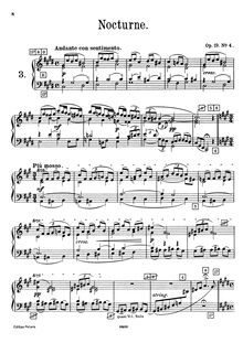 Partition complète, 6 pièces, 6 Пьес ; 6 Morceaux, Tchaikovsky, Pyotr