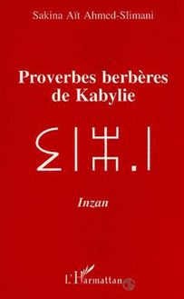 Proverbes berbères de Kabylie